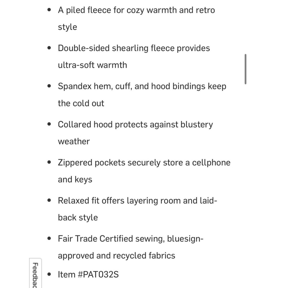 Patagonia Retro Pile Hooded Fleece Jacket Women M Blue Full Zip Hiking Camp Gorp - Picture 9 of 10